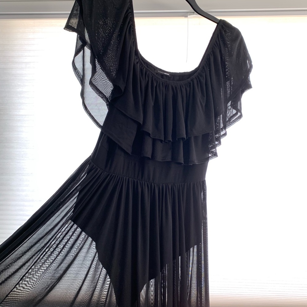 Sheer Bodysuit Fashion Nova Dress